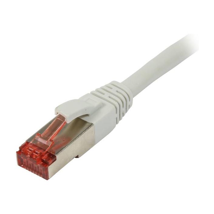 Patchkabel RJ45 CAT6 250Mhz 025m grau SSTPSFTPTPESuperflex Synergy 21