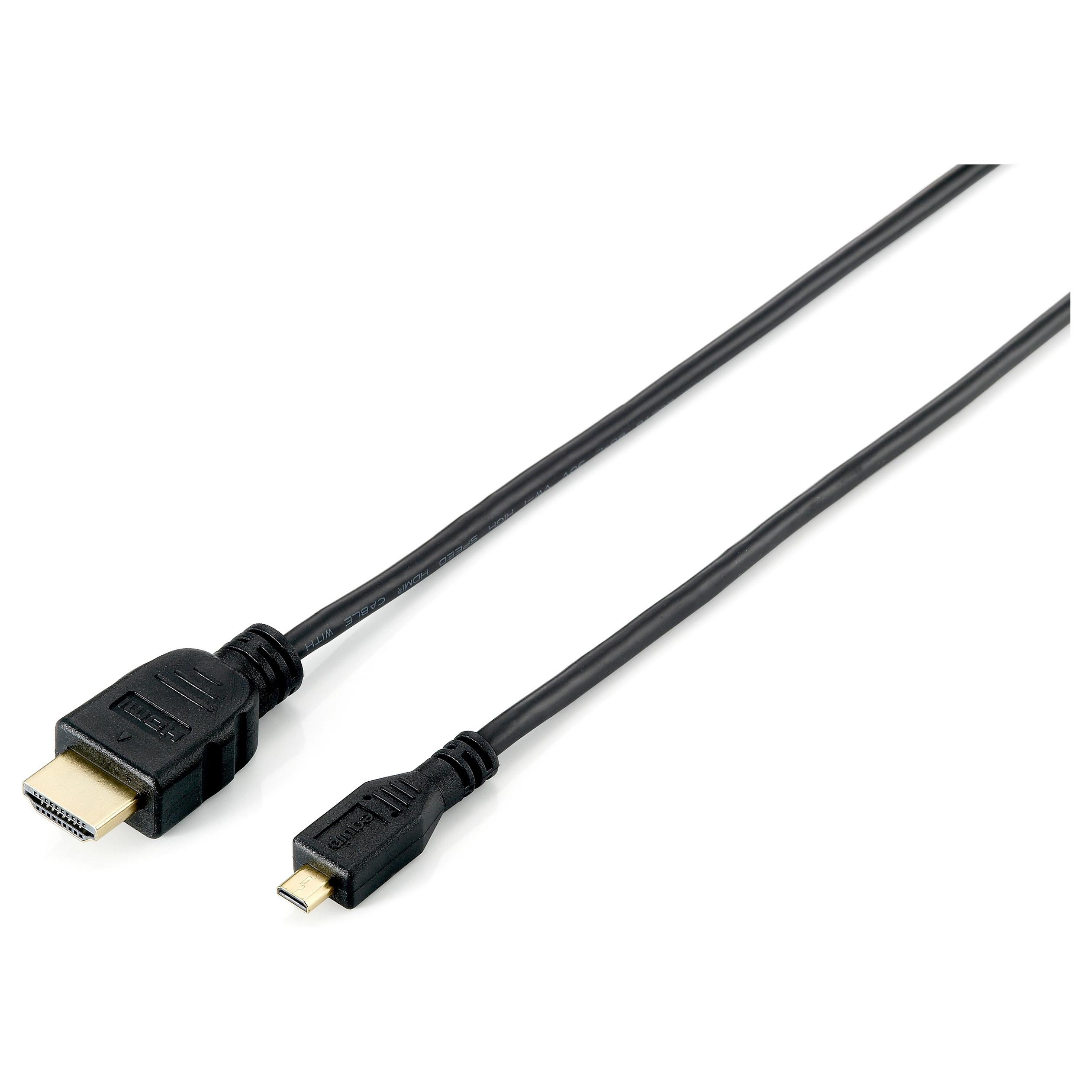 HDMI til Micro HDMI-kabel Equip 119308 - 2 m, sort