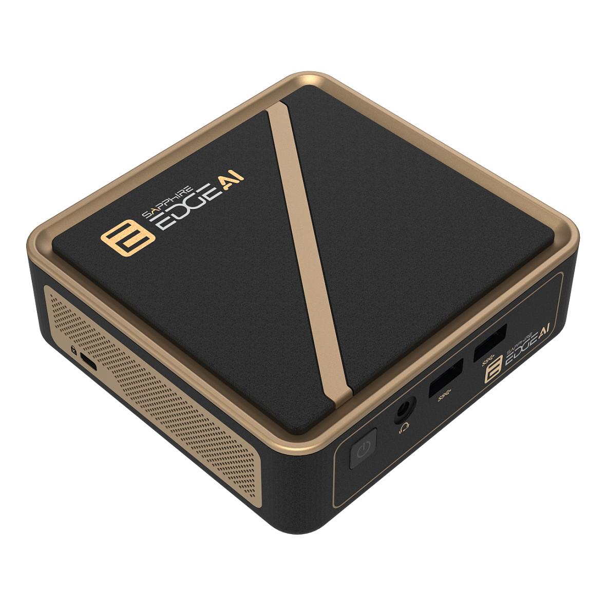 Sapphire Edge AI - mini PC - AI Ready - Ryzen AI 9 HX 370 3.3 GHz - 0 GB - no HDD