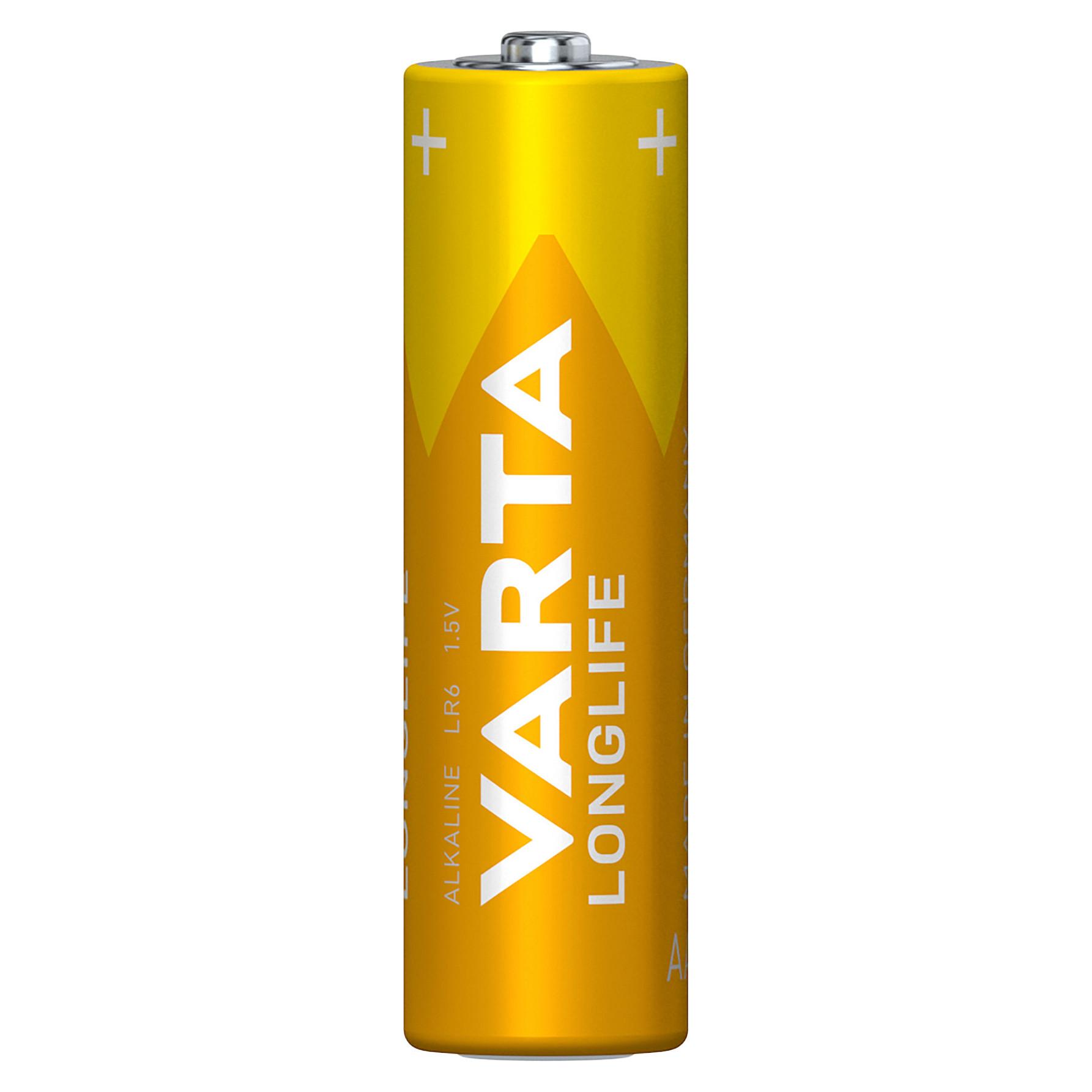 Varta Longlife AA, Engangsbatteri, AA, Alkaline, 1,5 V, 4 stk, 1,5 V
