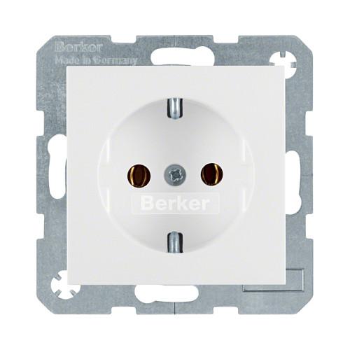 Berker Gniazdo Schuko 16A IP20 snieznobialy (47431909)
