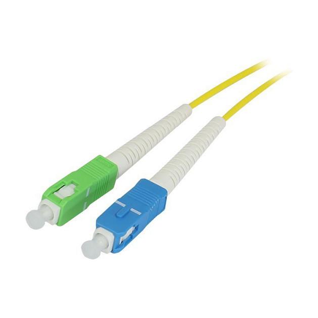 LWL1FaserPatchk 05mtrSCSCAPC 9125u OS2 G657A2 AD2mm flexible Knickschutztülle Synergy21