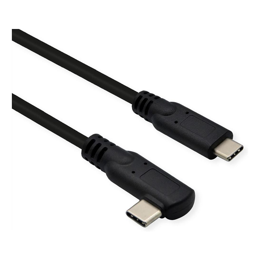 USB-C kabel ROLINE 11.02.9075 USB 3.2 Gen 2x2 1 m - sort