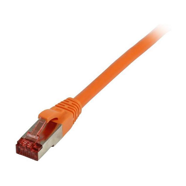 Patchkabel RJ45 CAT6 250Mhz 10m orange SSTPSFTPTPESuperflex Synergy 21