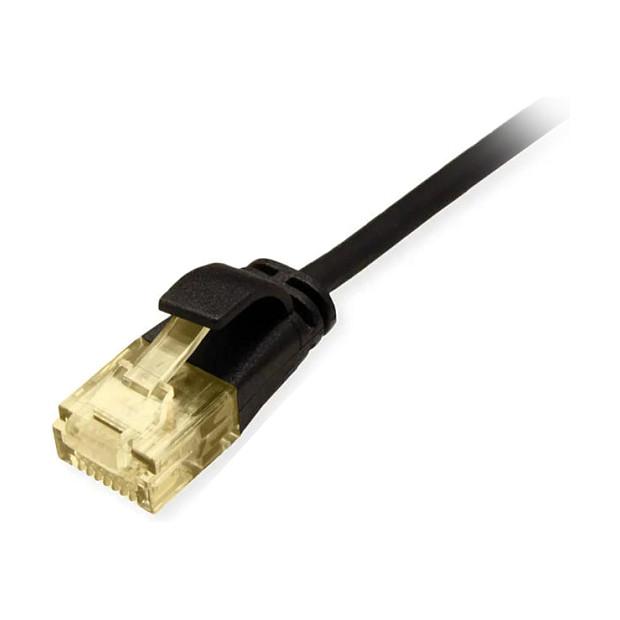 Patchkabel Equip Cat6A SlimFlex U/UTP RJ45 0,5 m - sort
