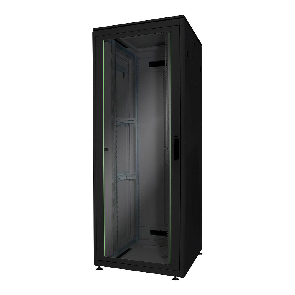 DIGITUS Professional DN-19 32U-8/8-B-1 - Rack kabinet - sort, RAL 9005 - 32U - 19