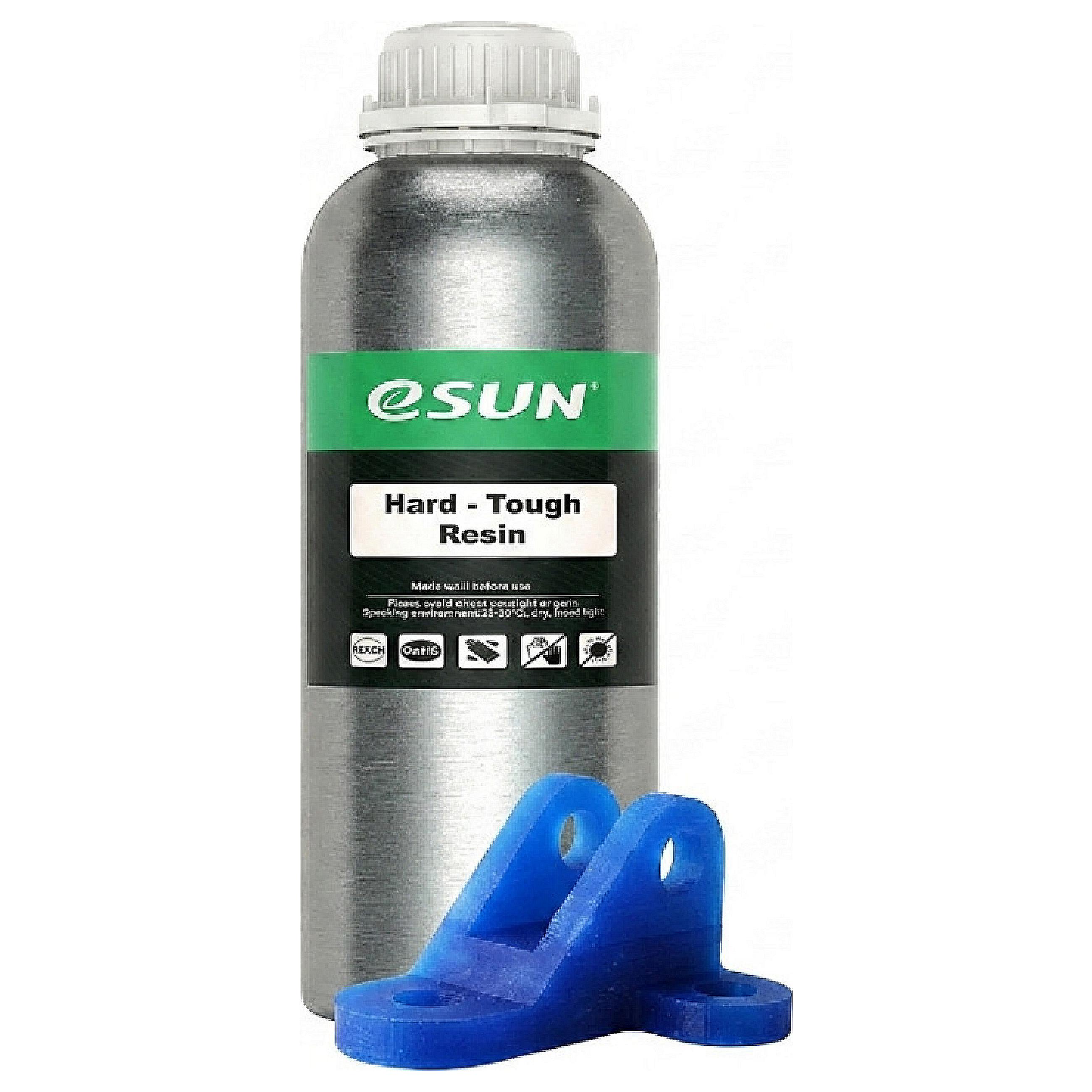 3D-printerresin eSUN Hard-Tough UV/LCD - blå 1 kg