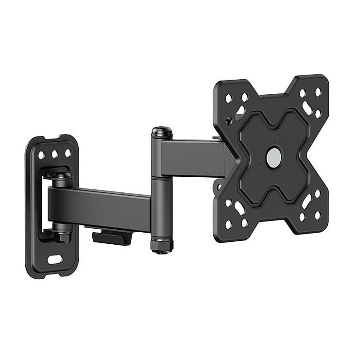 VALUE 17.99.1231, 75 x 75 mm, 100 x 100 mm, -15 - 5°, -30 - 30°, Stål, Sort