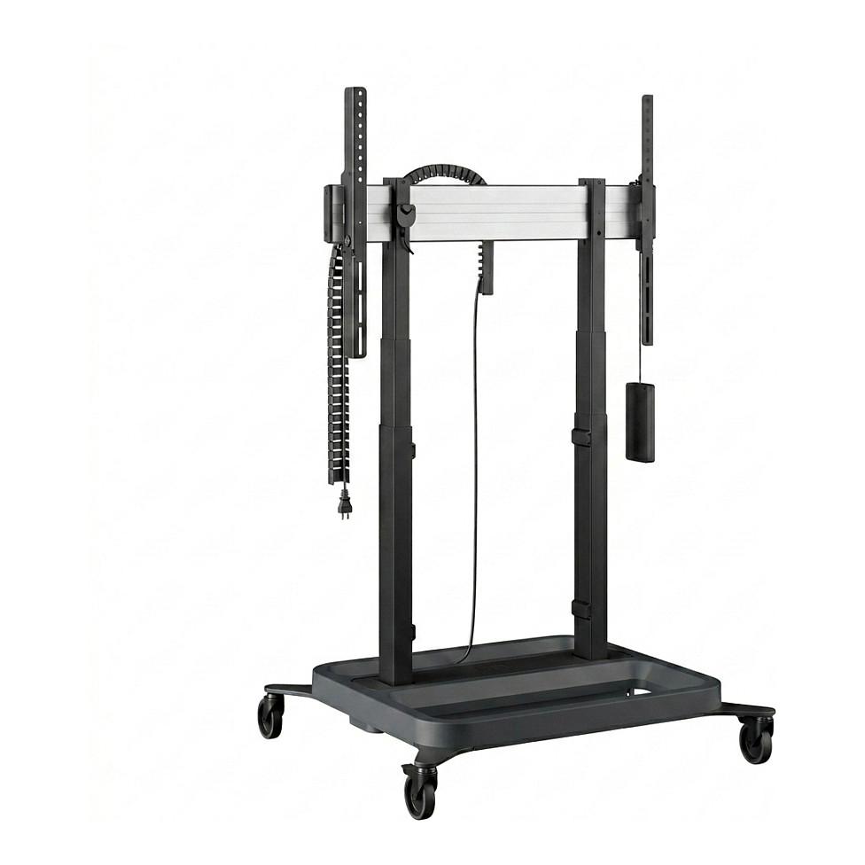 Vogel's RISE 5205 - Vogn med hjul - motoriseret løft - for LCD display - 50 mm/s - sort - skærmstørrelse: 65-86