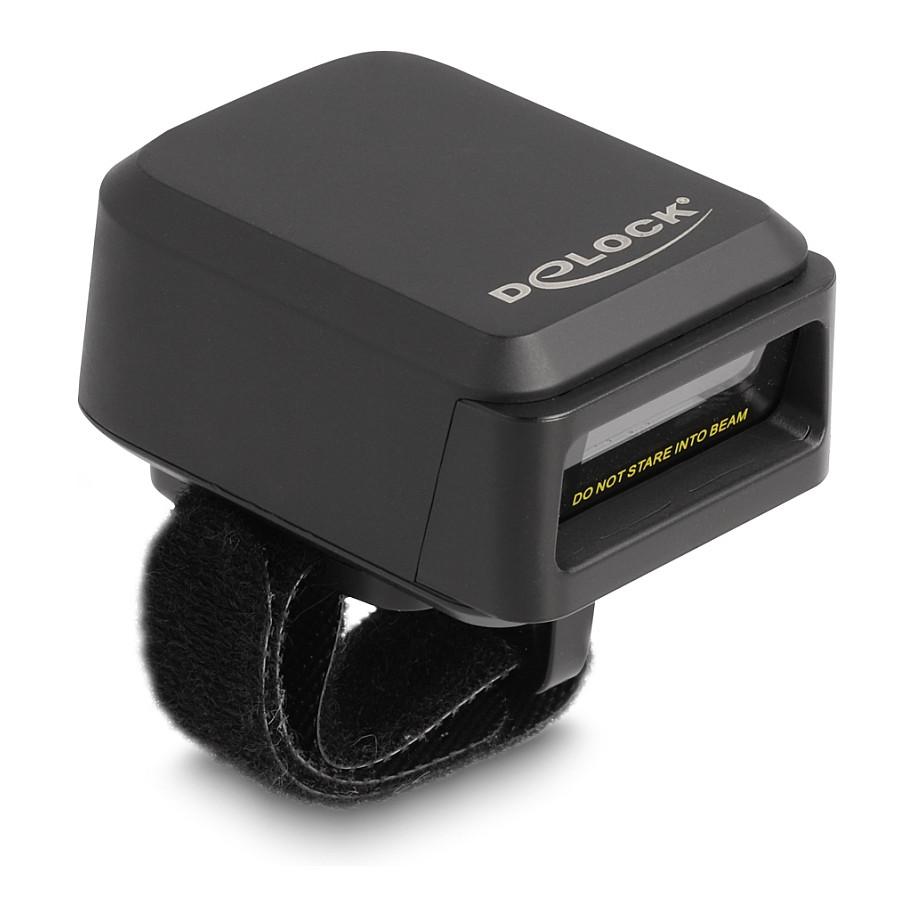 DeLOCK 90607 Ring Stregkodescanner - 1D og 2D, Bluetooth
