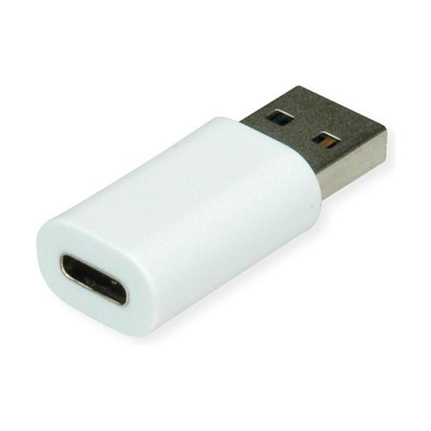 Data-blokeringsadapter VALUE USB-A til USB-C - hvid