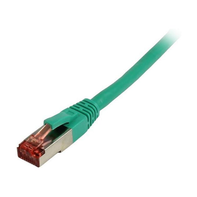 Patchkabel RJ45 CAT6 250Mhz15m grün SSTPSFTPTPESuperflex Synergy 21