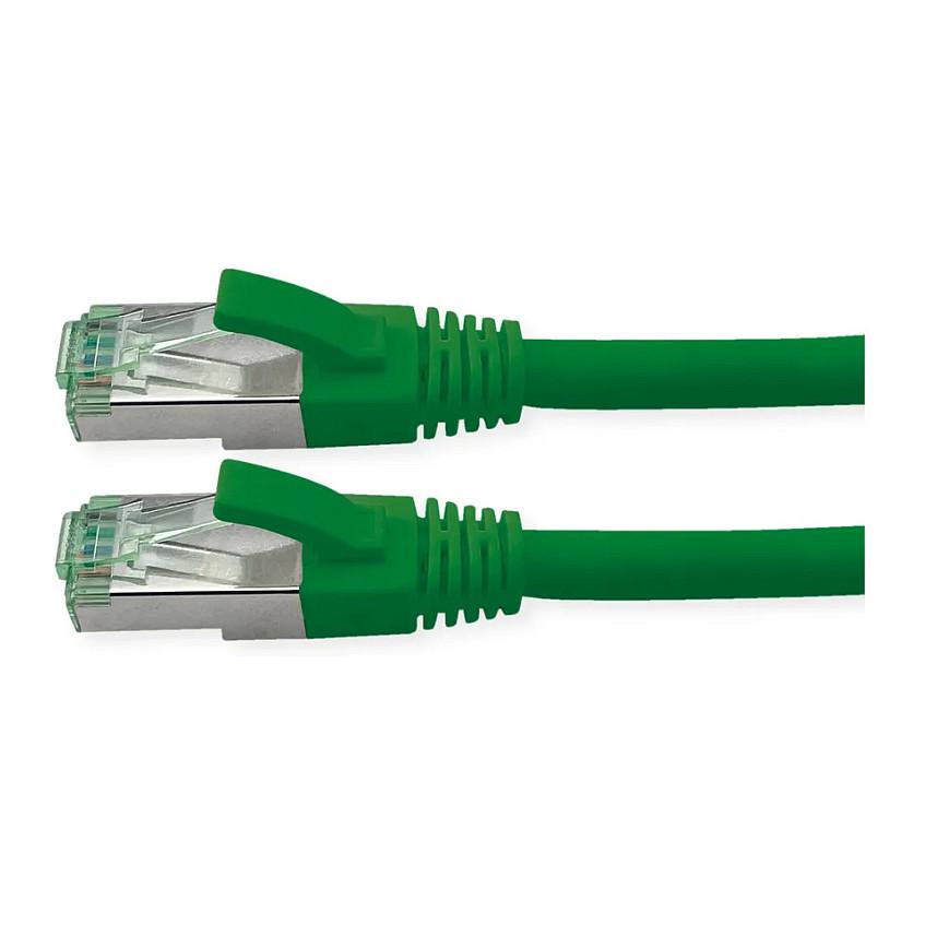 Patchkabel ROLINE RM Cat.6A S/FTP - grøn, 0,3 m