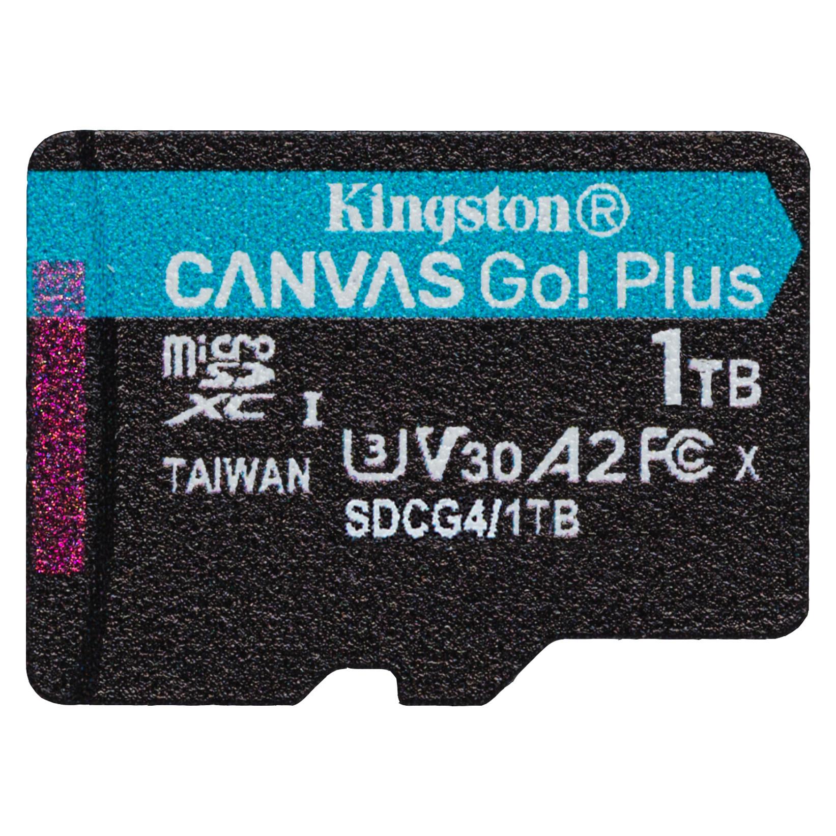 MicroSDXC-hukommelseskort Kingston Canvas Go! Plus Gen4 1 TB - uden adapter