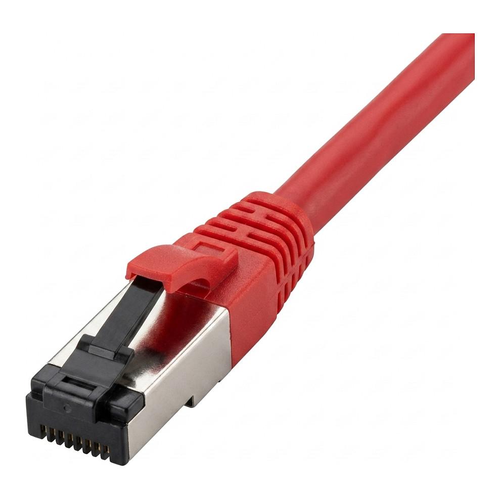 Patchkabel RJ45 CAT81 2000Mhz 2m rot SSTPSFTP TPELSZHSuperFlex AWG26 Synergy 21