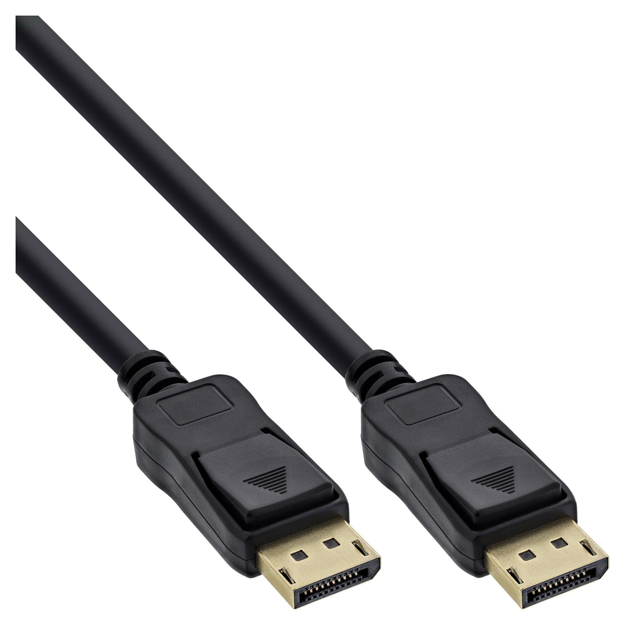 DisplayPort-kabel InLine - sort, 2 m