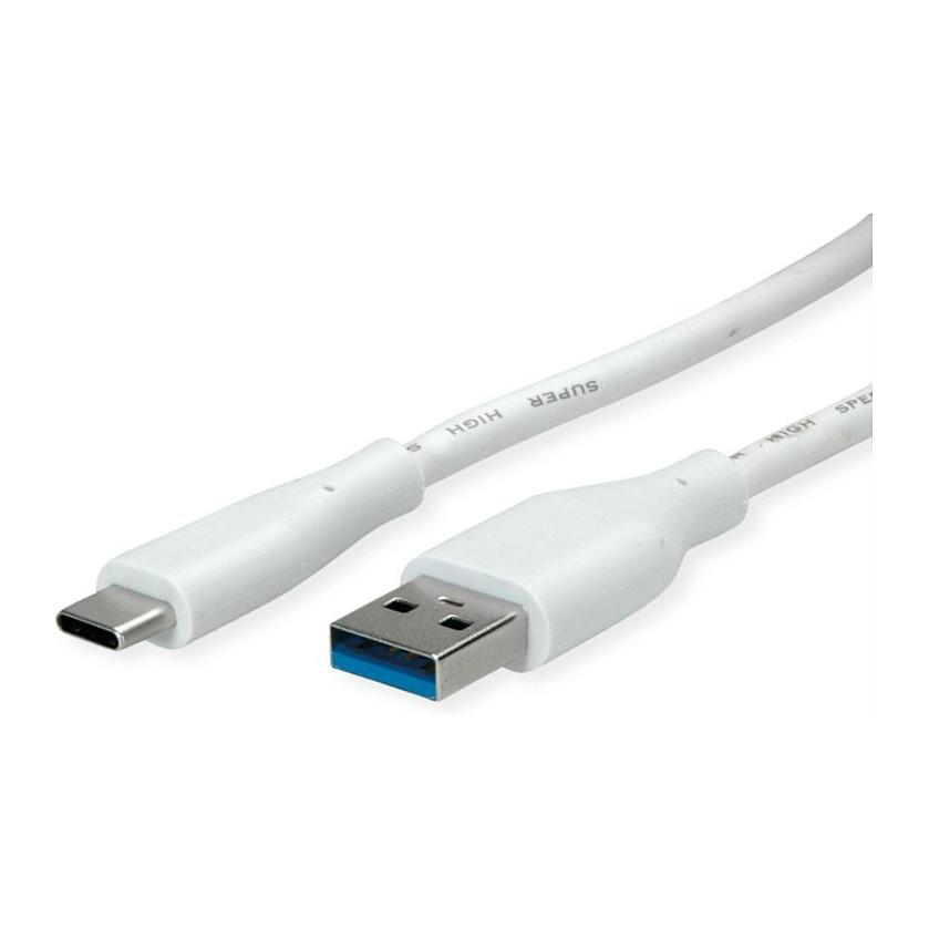 USB-kabel VALUE 11.99.9036 USB-A til USB-C - 3 m, hvid