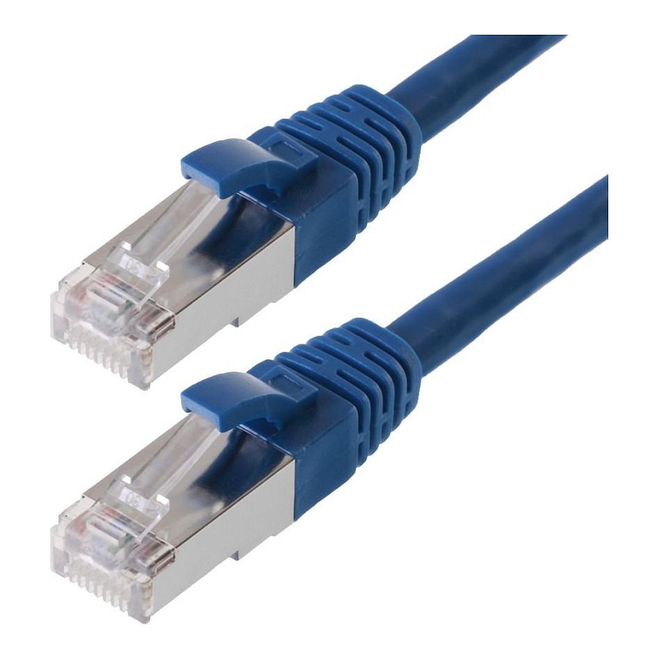 Patchkabel Helos Cat.6 GHMT AWG 27/7 - blå, 3 m