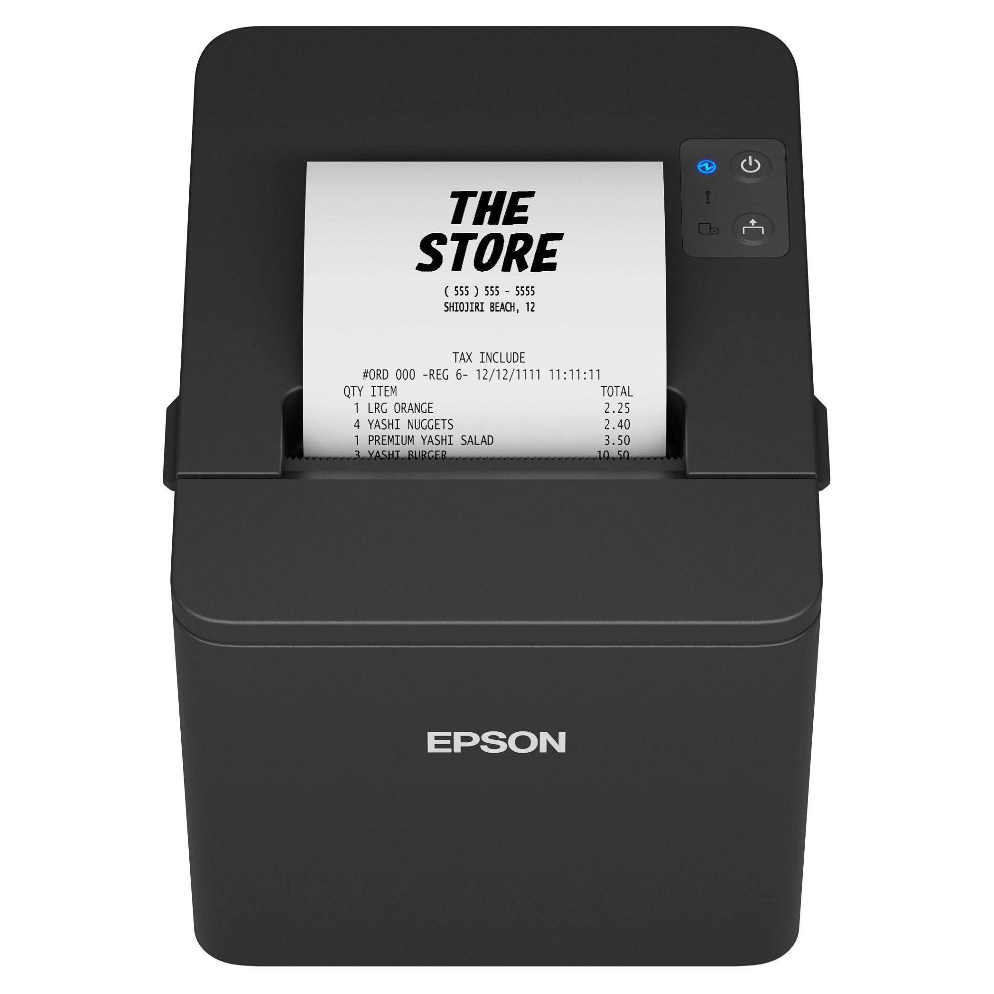 Epson TM-T20IV (101) kvitteringsprinter - termisk linje, USB/seriel, 80 mm, sort