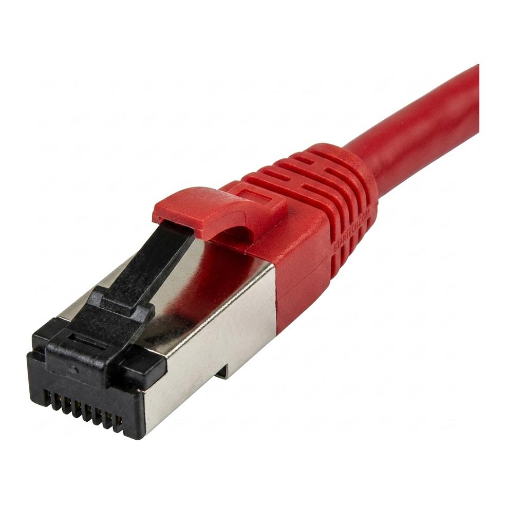 Patchkabel RJ45 CAT81 2000Mhz 15m rot SSTPSFTP TPELSZHSuperFlex AWG26 Synergy 21