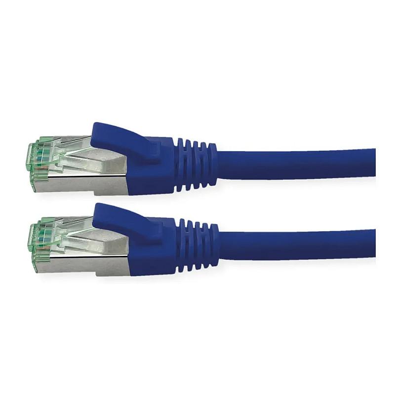 Patchkabel ROLINE RM Cat.6A S/FTP - blå, 0,3 m