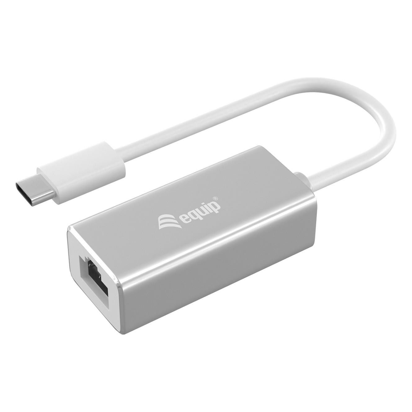 USB-C til RJ45 adapter Equip 133454 - 0,15 m sølv