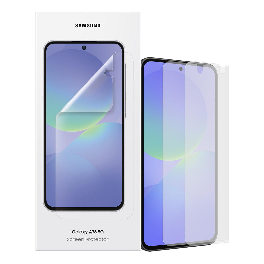 Samsung EF-UA366 gennemsigtig skærmbeskytter til Galaxy A36 - 2 stk.