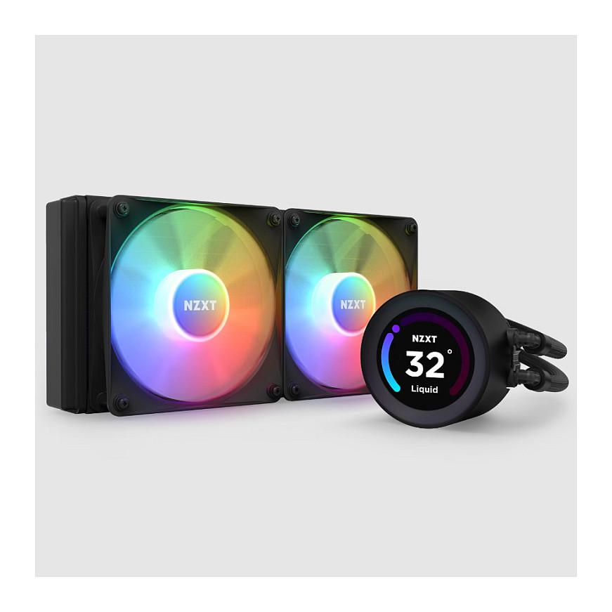 NZXT Kraken Elite 240 RGB Vandkøler 1-pack Sort 120 mm