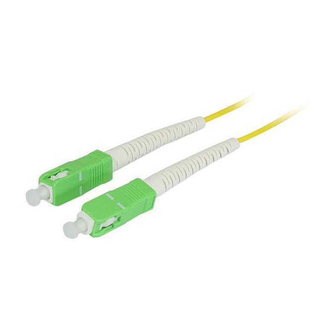 LWL1FaserPatchk 10mtrSCAPCSCAPC 9125u OS2 G657A2 AD2mm flexible Knickschutztülle Synergy21