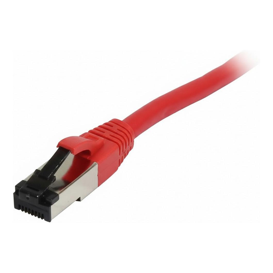 Patchkabel RJ45 CAT81 2000Mhz 025m rot SSTPSFTP TPELSZHSuperFlex AWG26 Synergy 21
