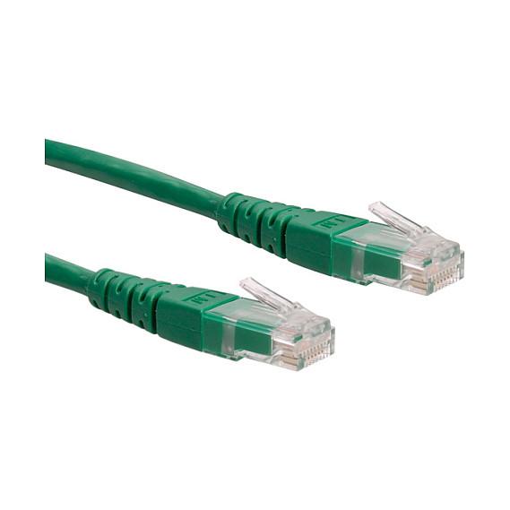 Patchkabel ROLINE Cat.6 Class E U/UTP - grøn
