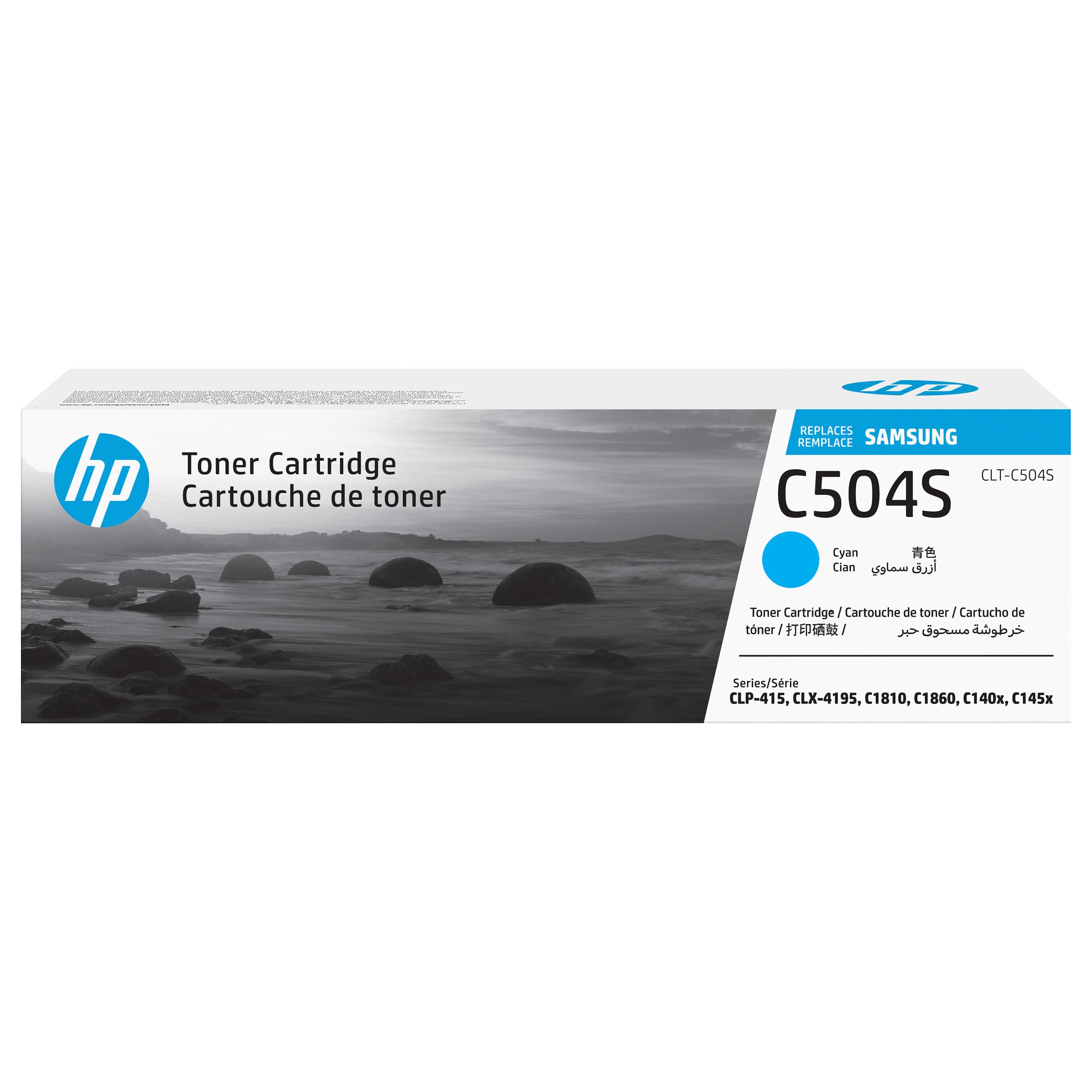 HP CLT-C504S - Cyan - original - tonerpatron (SU025A) - for Samsung CLP-415, CLX-4195 MultiXpress SL-C1453, C1454 Xpress SL-C1404, C1810, C1860