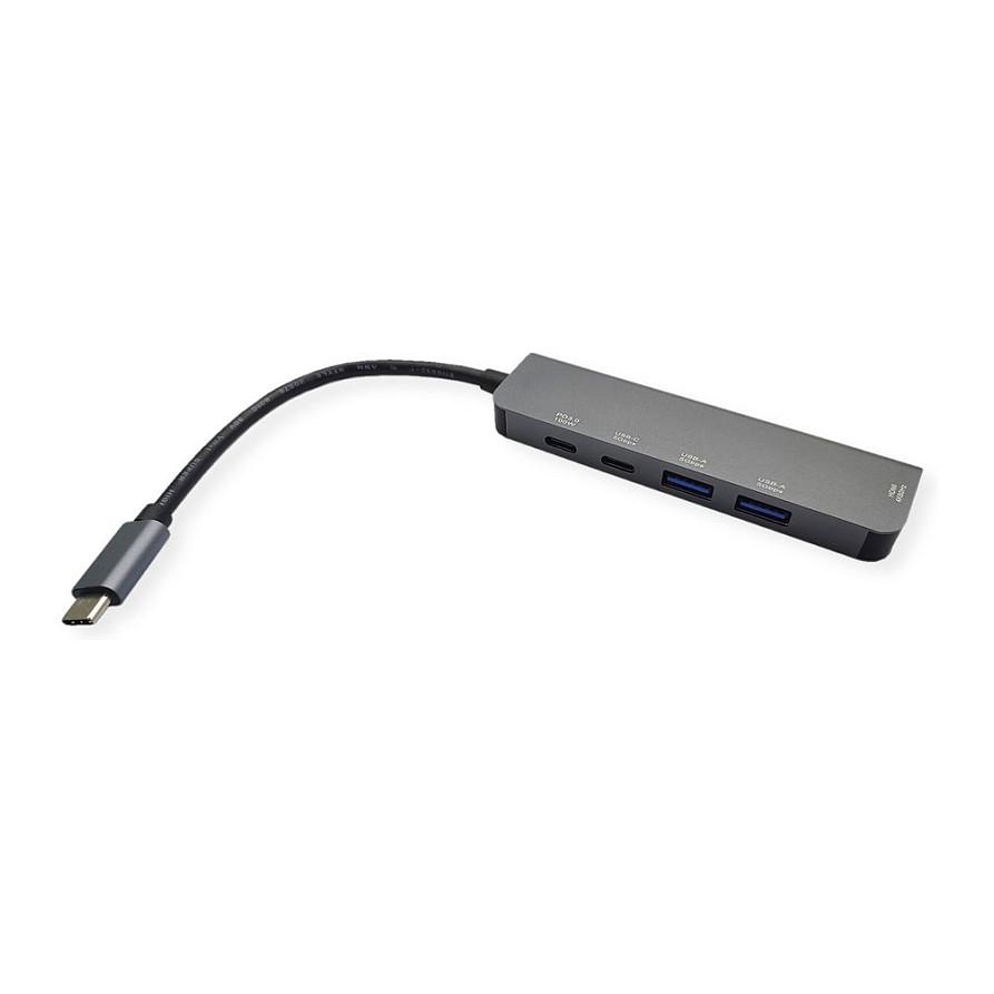 Dockingstation VALUE USB-C med HDMI 4K60, 3 x USB 3.2 Gen 1 og PD