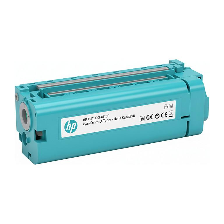 Toner HP 411X CF411XC cyan Contract-Toner - høj kapacitet