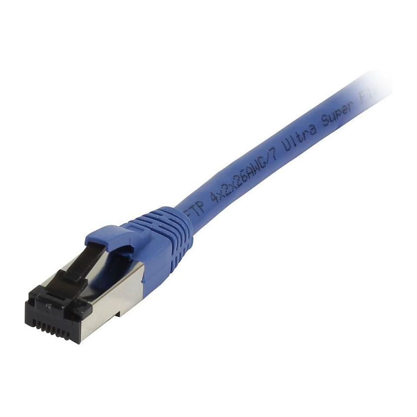 Patchkabel RJ45 CAT81 2000Mhz 025m blau SSTPSFTP TPEUltra SuperFlex AWG26 Synergy 21