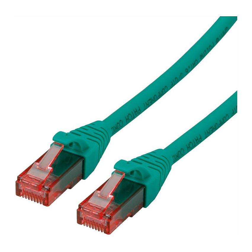 Patchkabel ROLINE Cat.6 UTP - grøn, 1 m