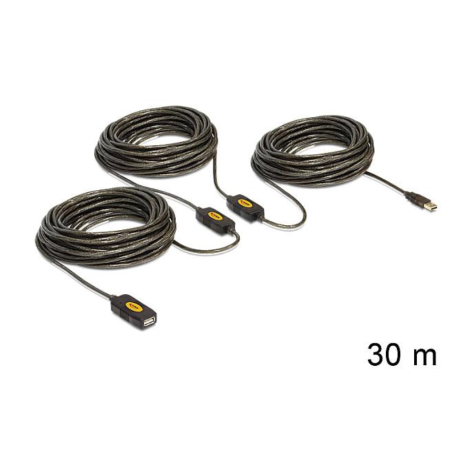 Delock Extension cable USB 2.0 USB forlængerkabel 30m