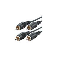 Cinchkabel VALUE DUPLX25M duplex han-han - sort