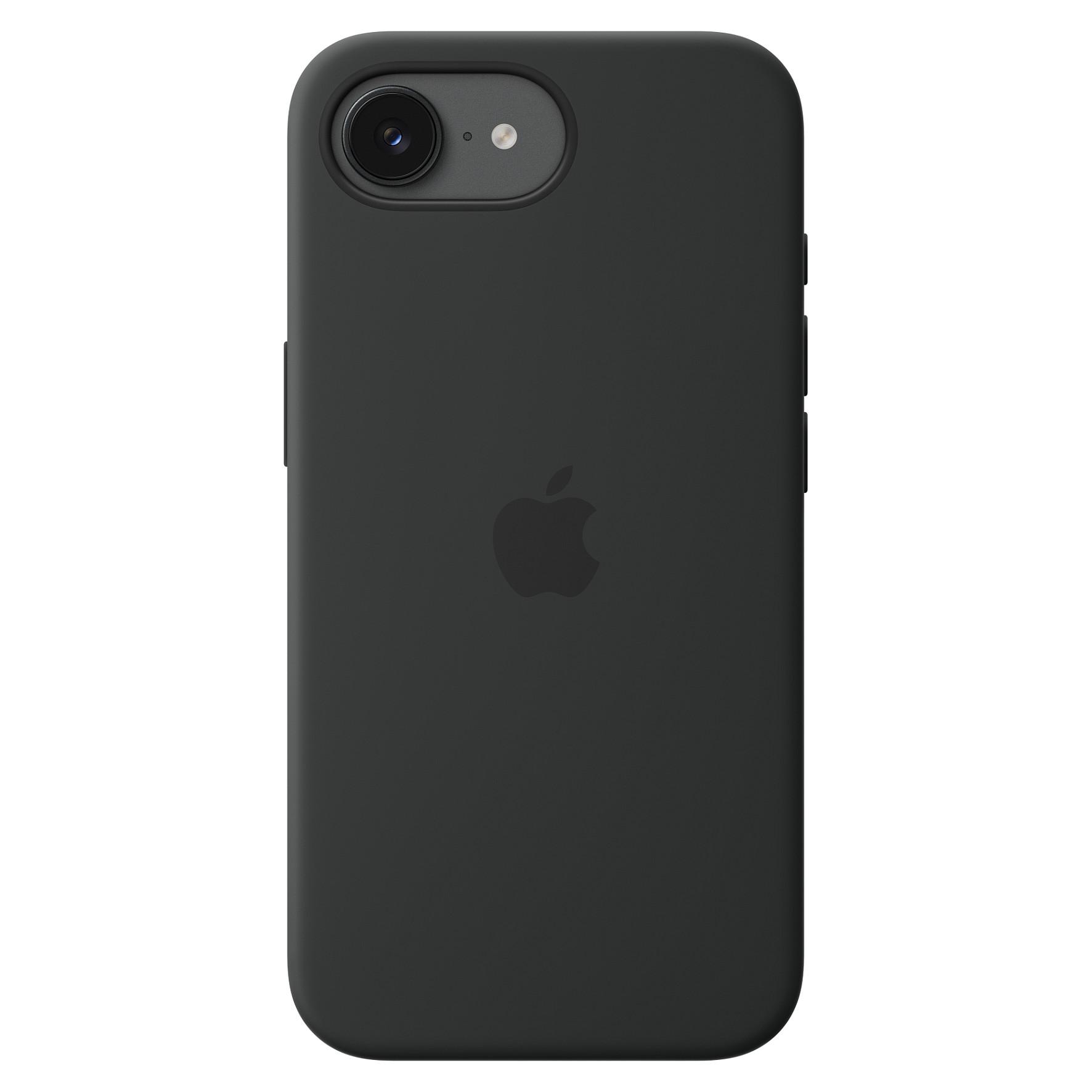 Apple - Beskyttelsescover til mobiltelefon - MagSafe-kompatibilitet - silicone - sort - for iPhone 17e