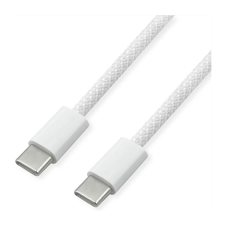 USB-C-kabel VALUE 11.99.8341 - 2 m, hvid