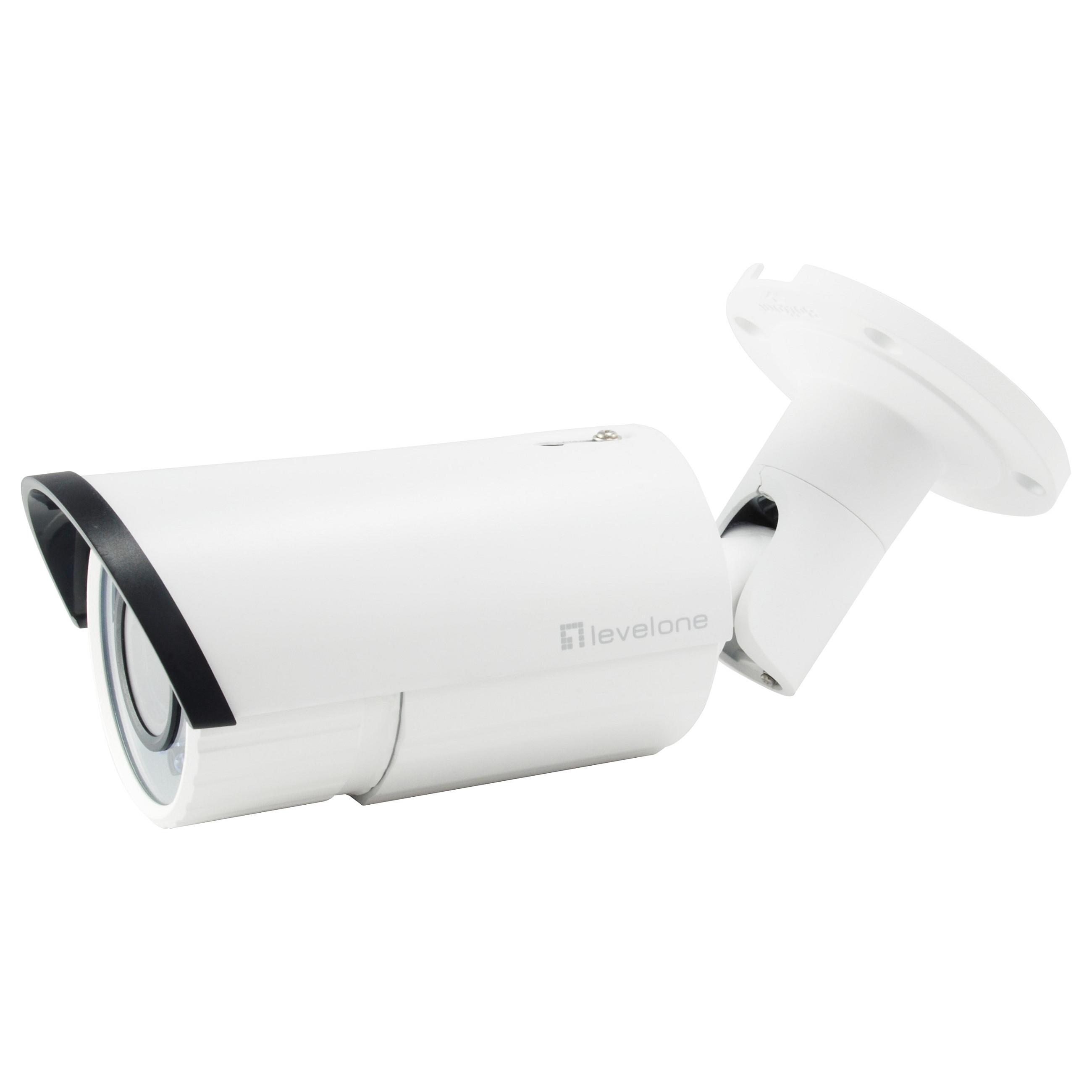 LevelOne GEMINI FCS-5060 IP overvågningskamera 2 MP - 4x optisk zoom, tovejskommunikation, PoE, IP66 til inde/ude