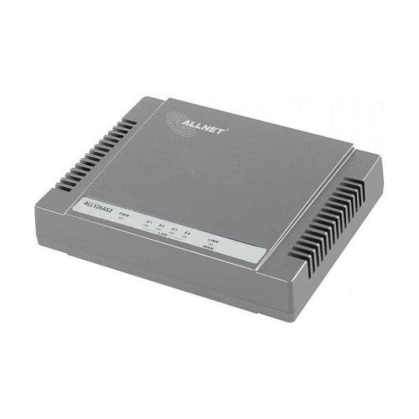 ALLNET ALL126AS3 - Router - DSL-modem 4-port switch - 1GbE