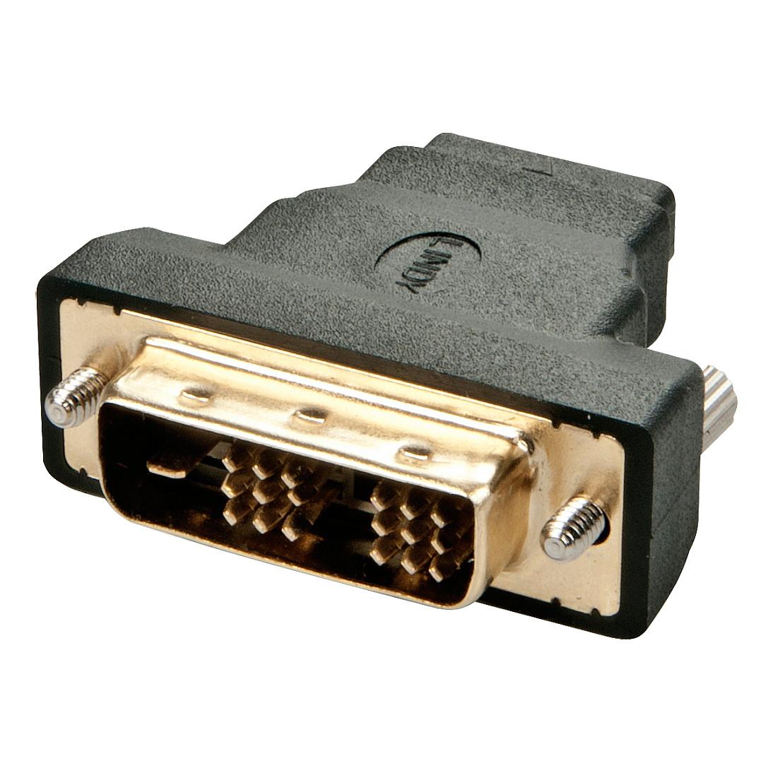 HDMI til DVI-adapter Lindy 41228 - HDMI hun til DVI-D han