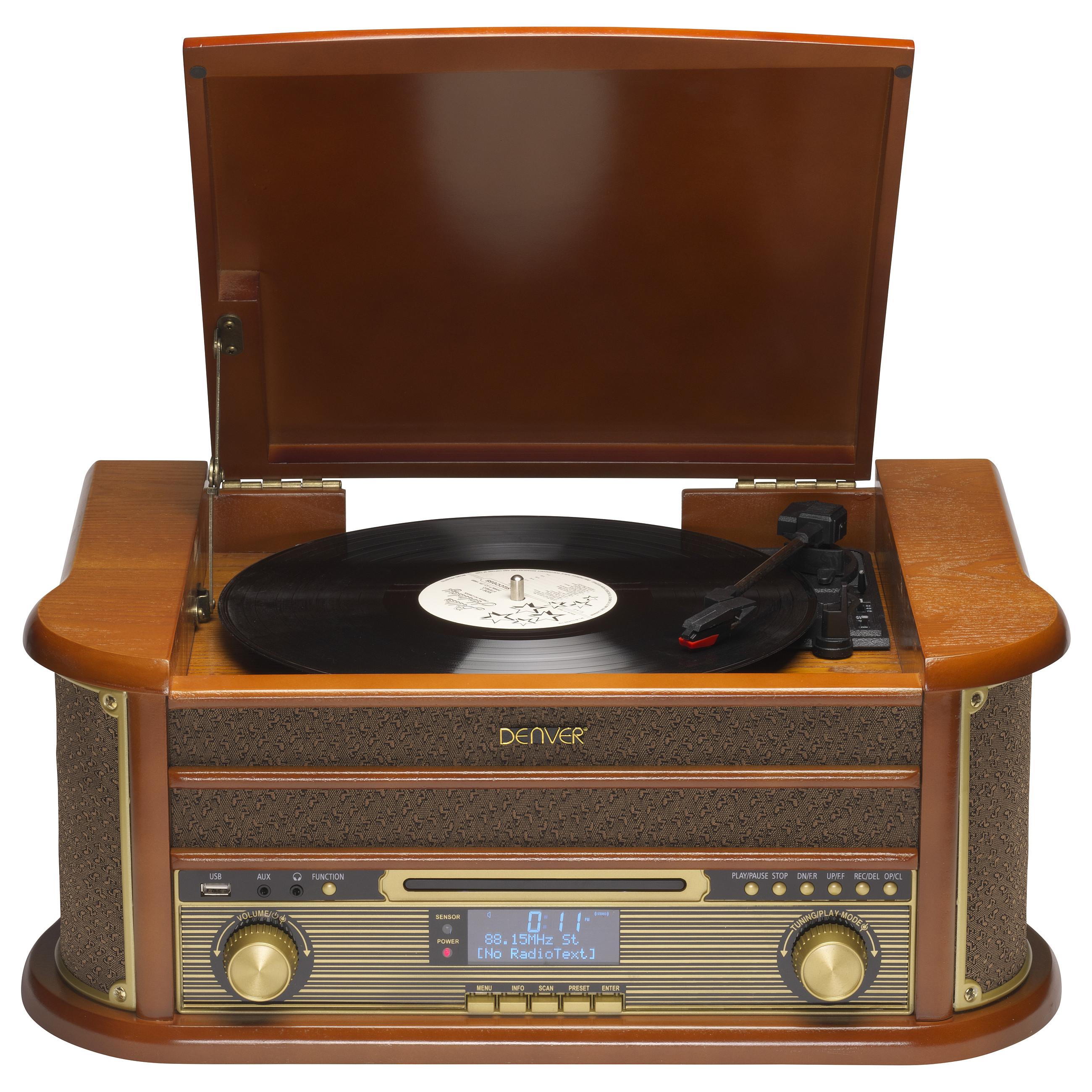 DENVER MRD-51 Kassette DAB radio Cd / MP3-afspiller Digital afspiller Pladespiller Radio Digital optager