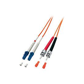 Fiberoptisk patchkabel Equip LC-ST OM2 duplex 10 m - orange