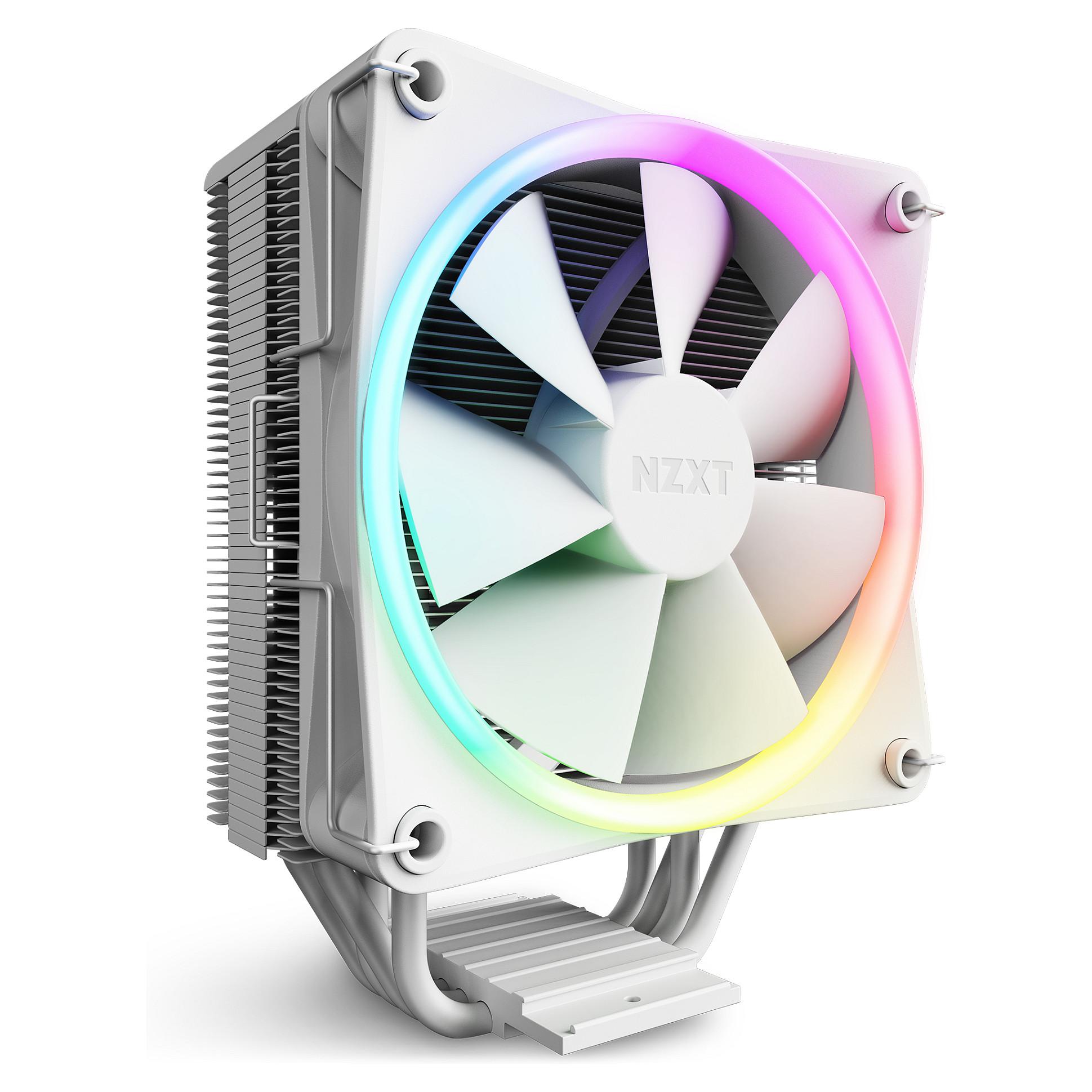 NZXT T120 RGB Processor-køler 1-pack Hvid 120 mm