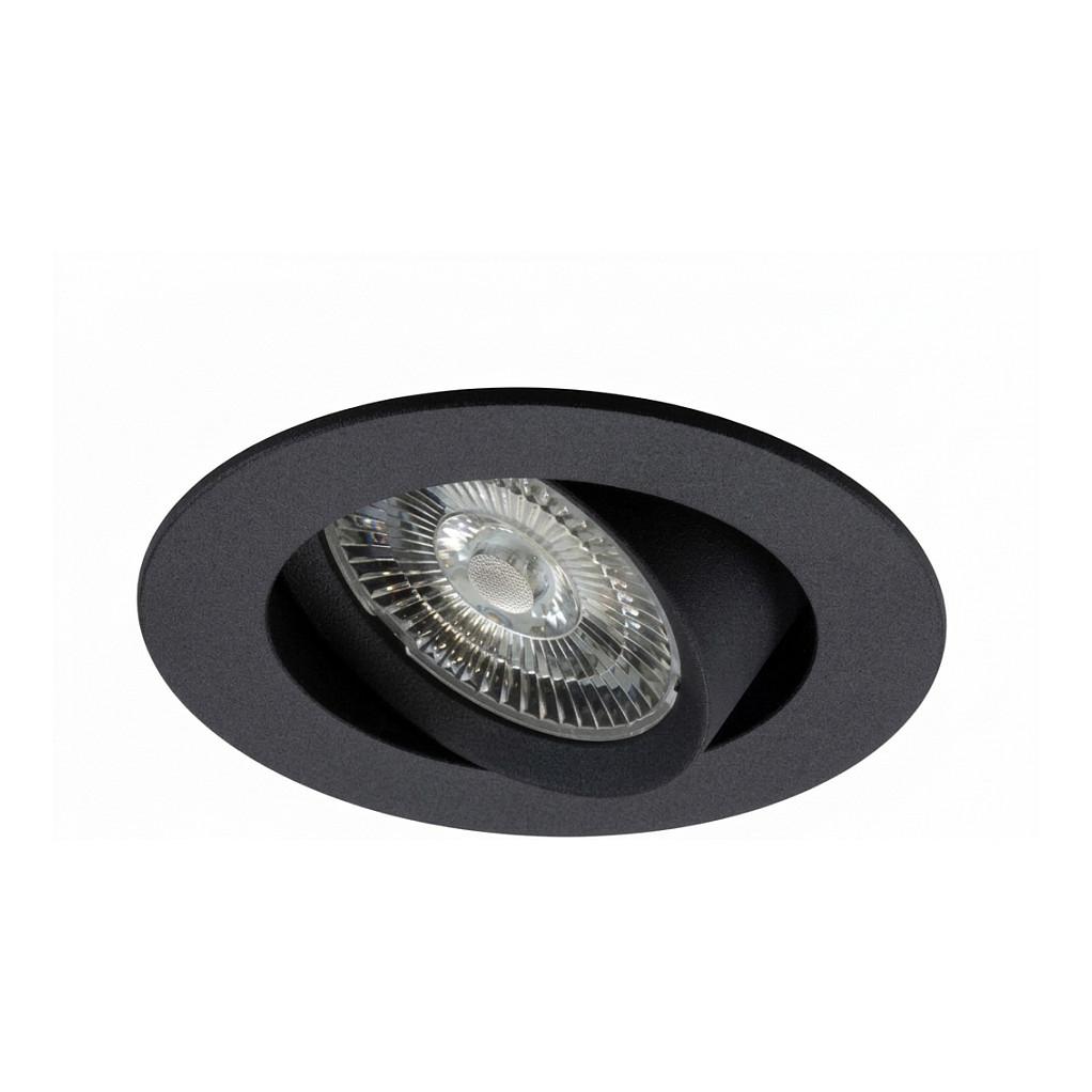 Synergy 21 LED Deckeneinbauspot Helios schwarz rundschwenkbar warmweiß