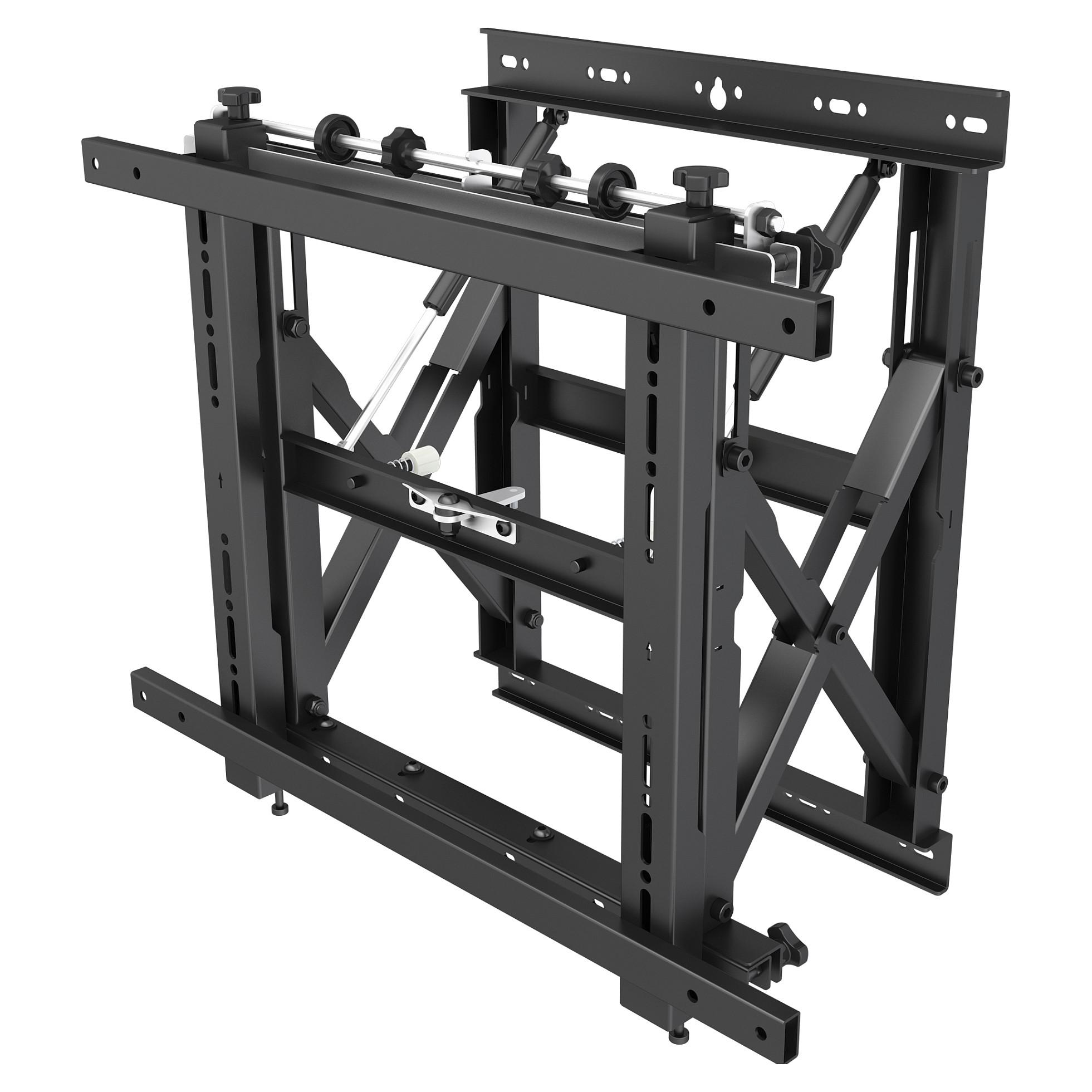 Equip Push-In Pop-Out TV-vægbeslag 19-55 tommer, sort, VESA 100 x 100-600 x 400 mm