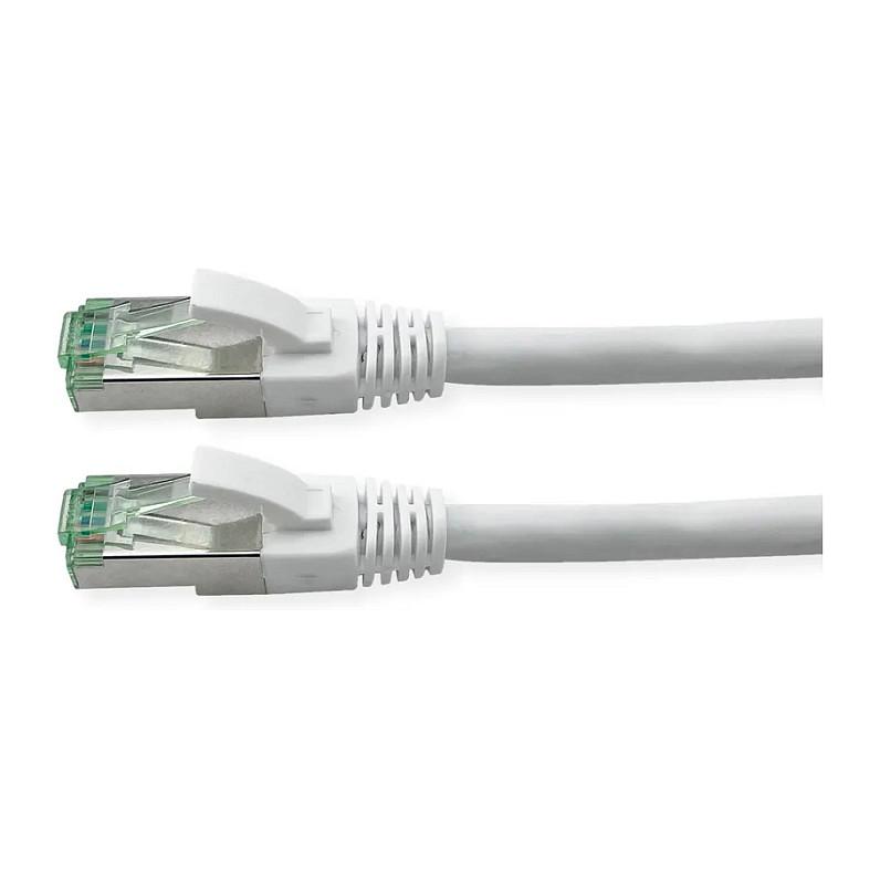 Patchkabel ROLINE Recycled Material Cat.6A S/FTP - hvid, 1,5 m