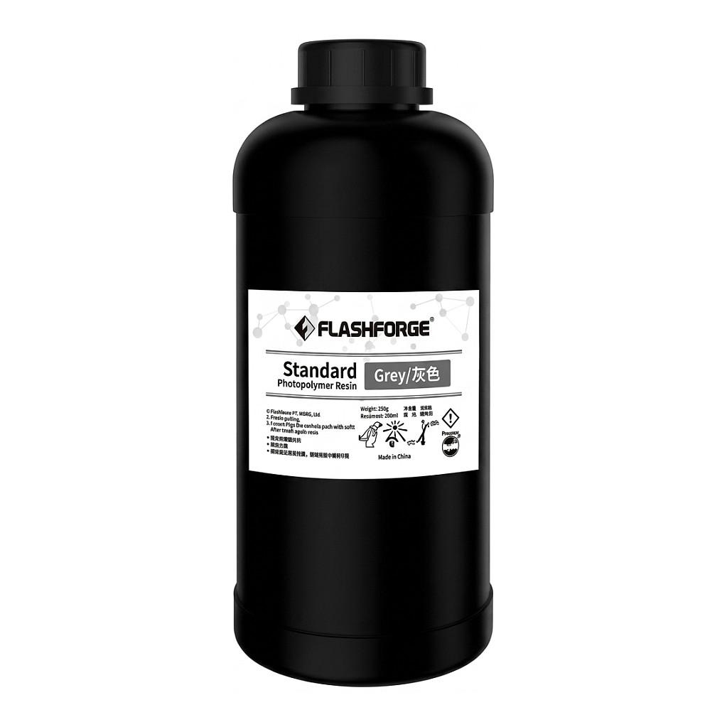 FlashForge UV/LCD Standard Grey 1l Flashforge 3D Resin 405nm